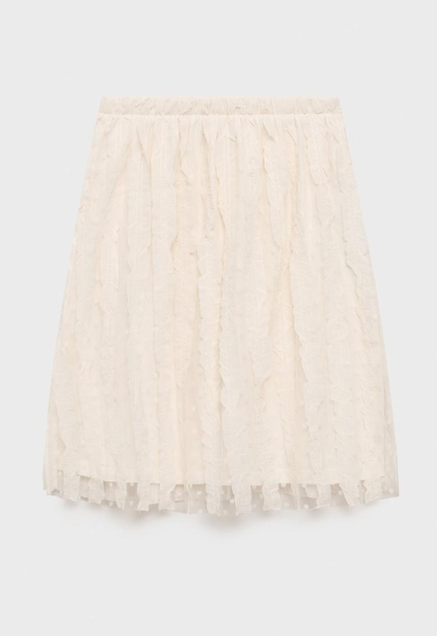 MANGO - Skirt elsa - light beige