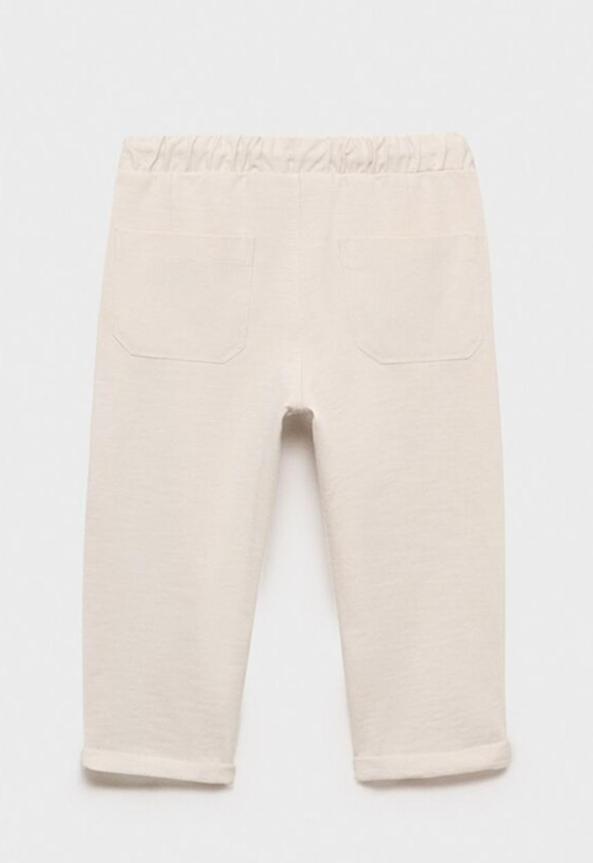 MANGO - Joggers soller - natural