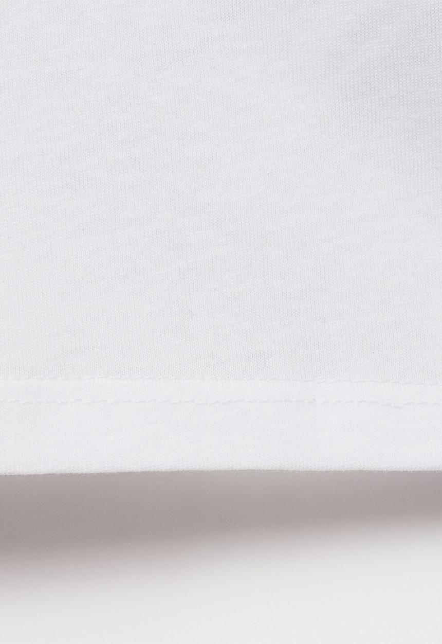 MANGO - T-shirt basicab8 - white