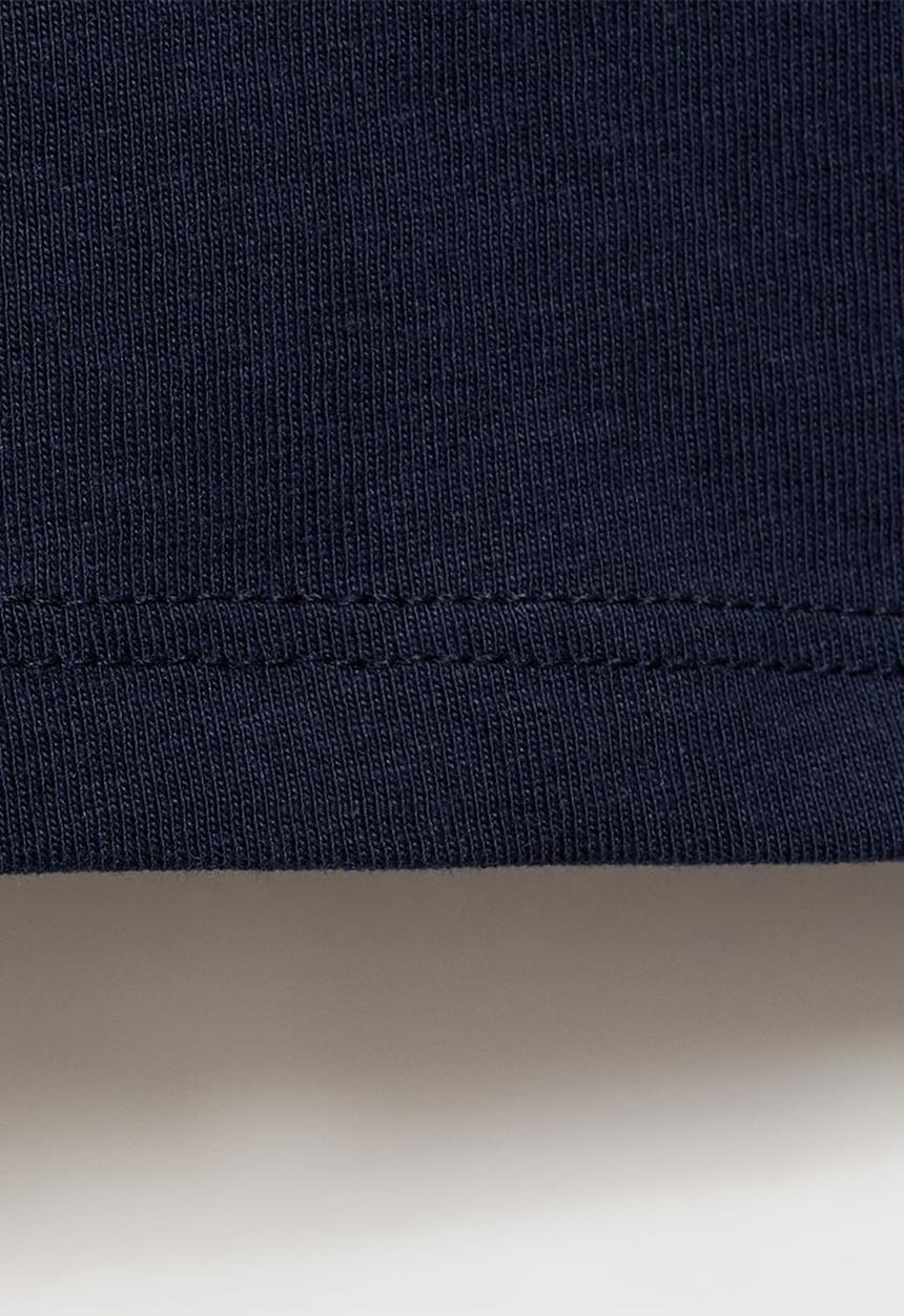 MANGO - T-shirt basic ab8 - navy