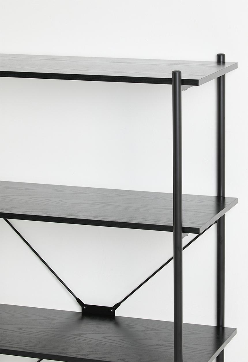 Sixth Floor - Marlo bookshelf - black