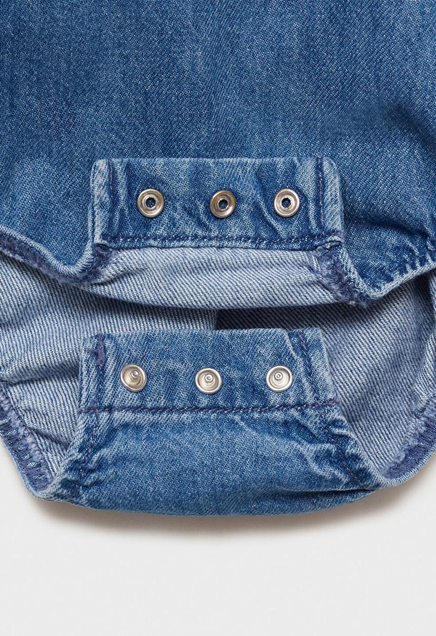 MANGO - Overall creta - open blue