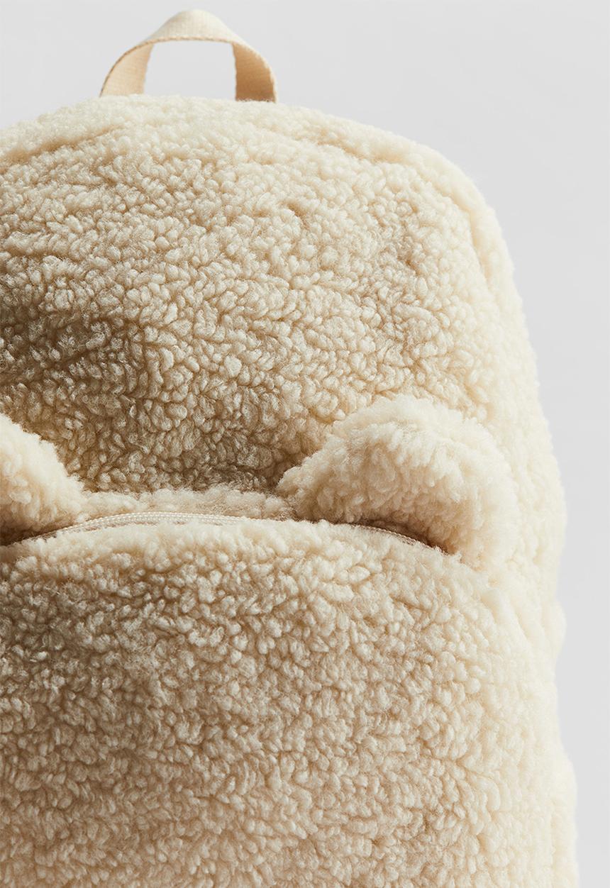 H&M - Appliquéd backpack - light beige 