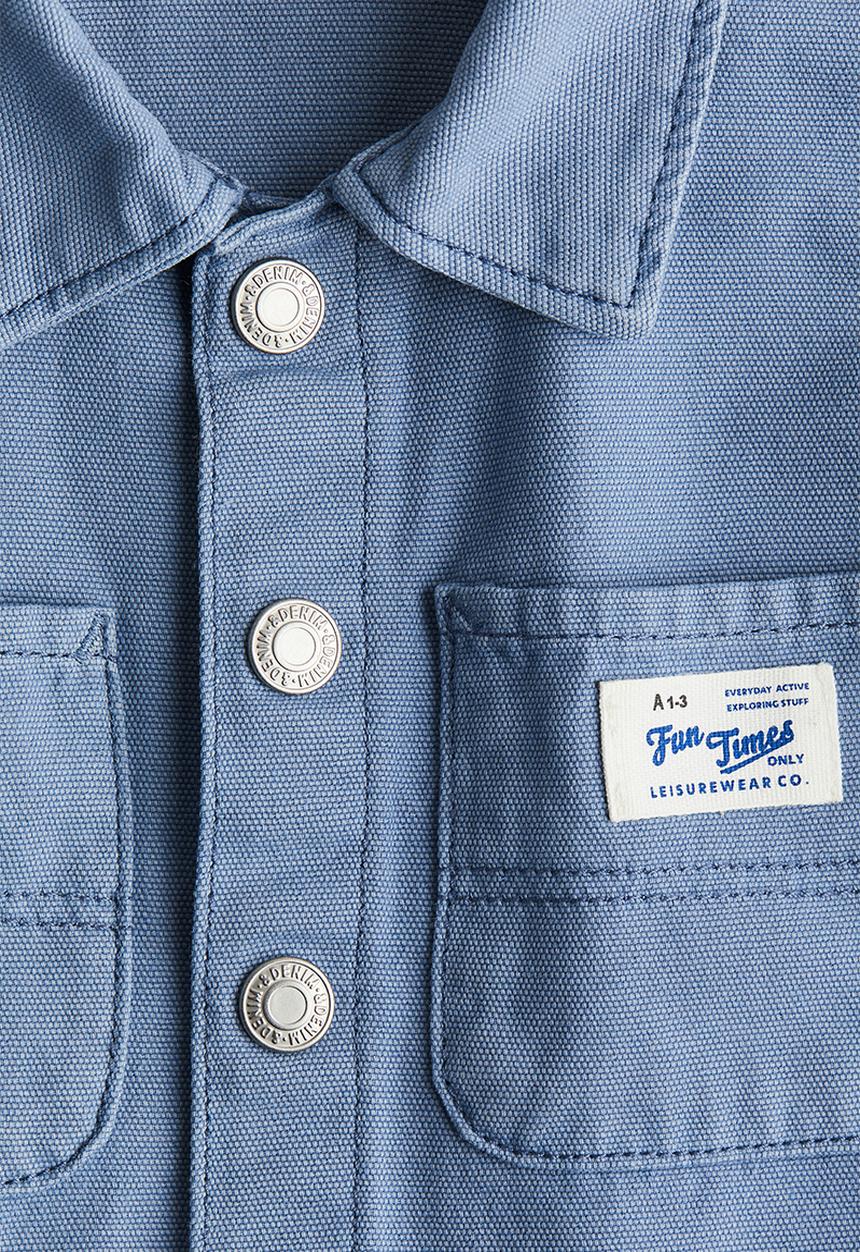 H&M - Overshirt -  light blue