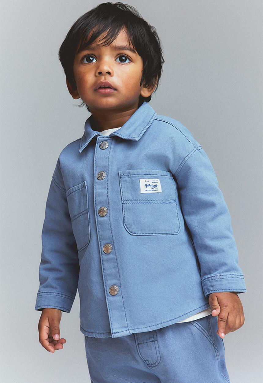 H&M - Overshirt -  light blue