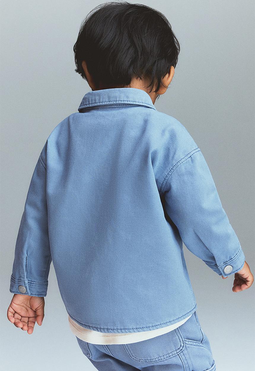 H&M - Overshirt -  light blue
