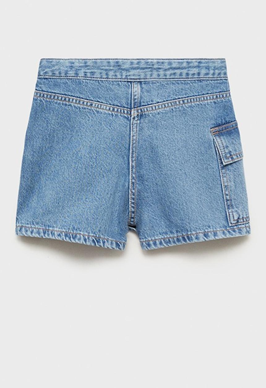 MANGO - Skirt skort - open blue