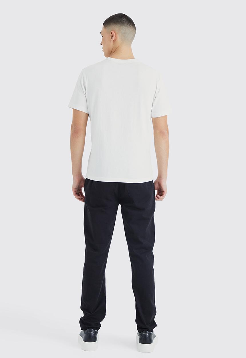 boohooMAN - Fixed Waist Slim Chino Trouser - Black