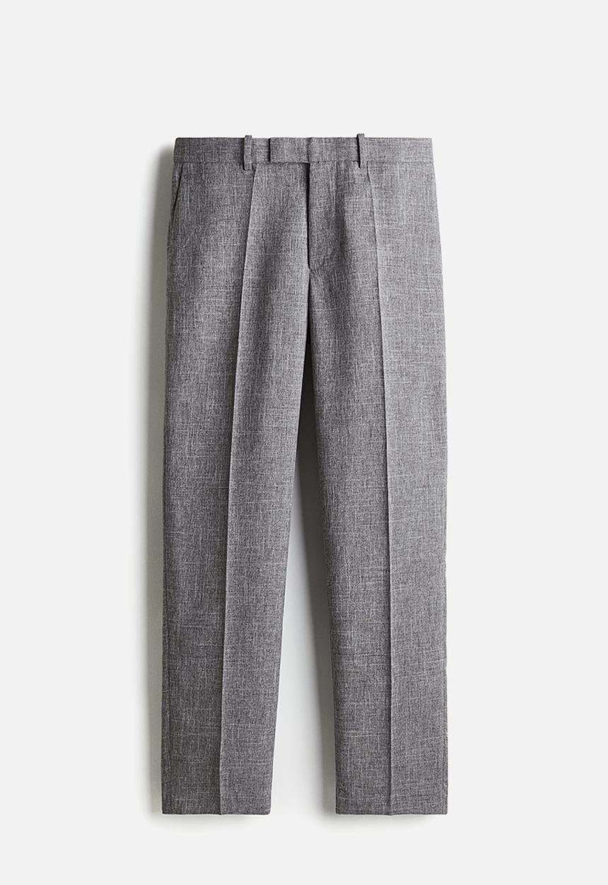 H&M - Regular fit suit trousers - grey marl