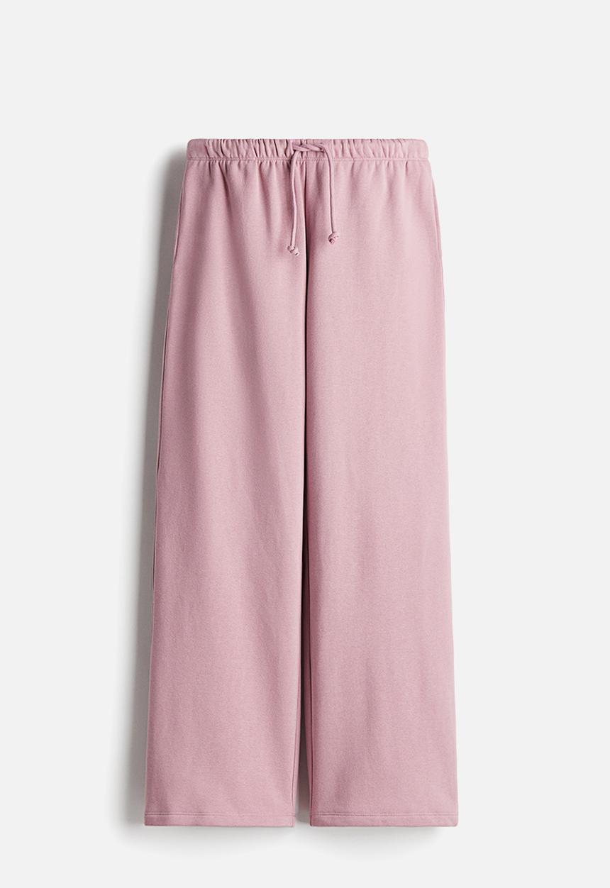 H&M - Wide joggers - dusty pink