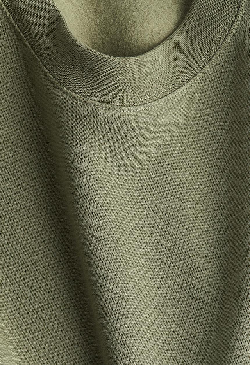 H&M - Loose-fit sweatshirt - khaki green