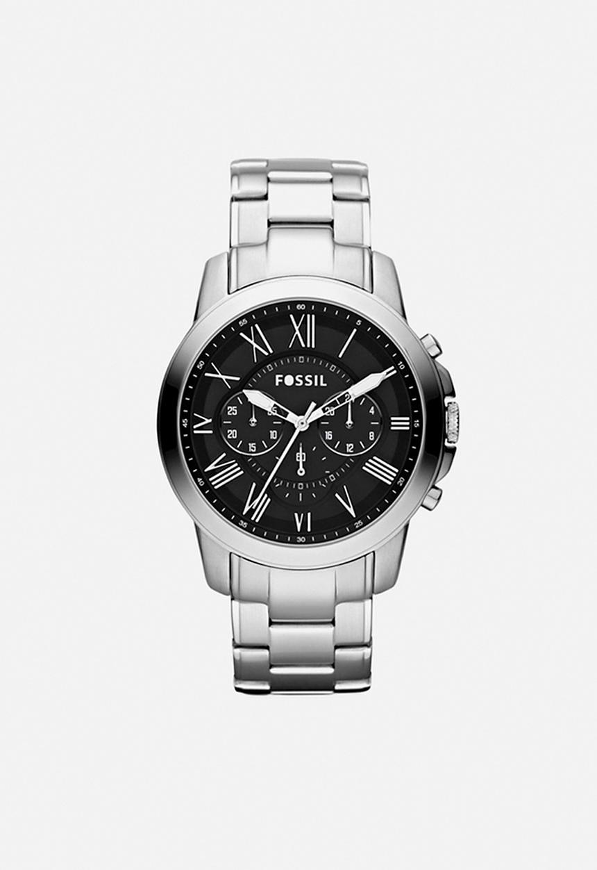 Fossil - Grant – black & silver