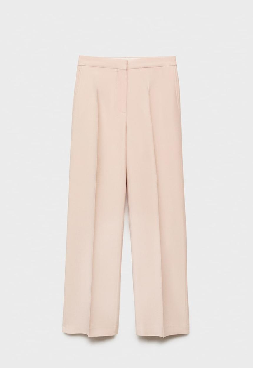 MANGO - Trousers Miso - Light Pastel Pink