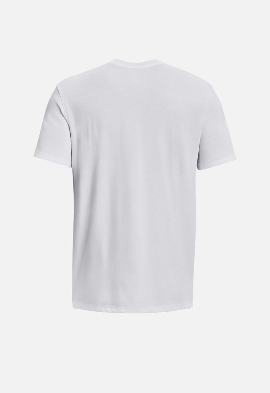 Under Armour - UA  Logo emb heavyweight short sleeve tee- white & black