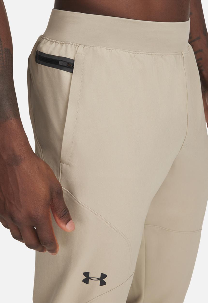 Under Armour - UA unstoppable tapered pants - city khaki & black