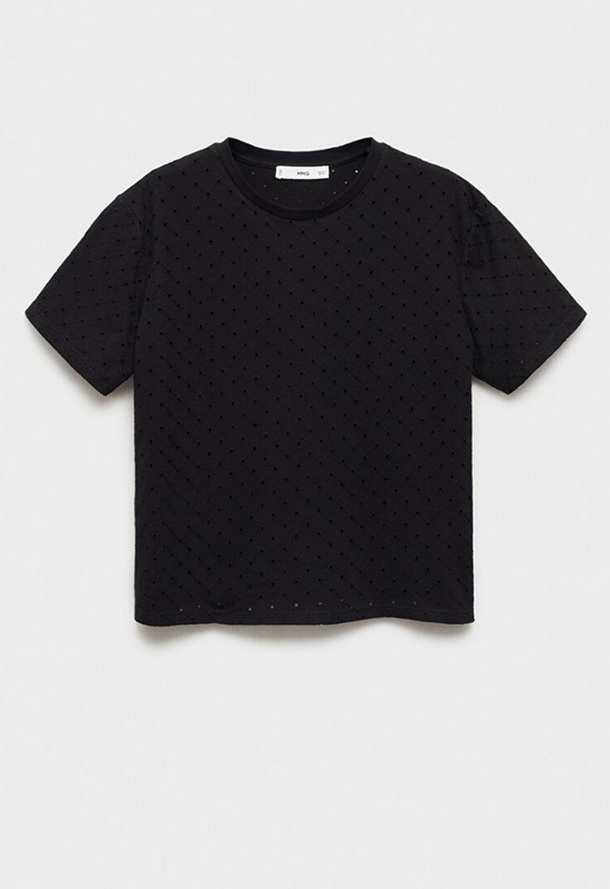 MANGO - T-shirt Jazmin - Black