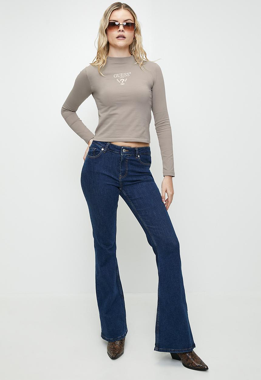 GUESS - COLETTE LS TEE - STONE CREEK
