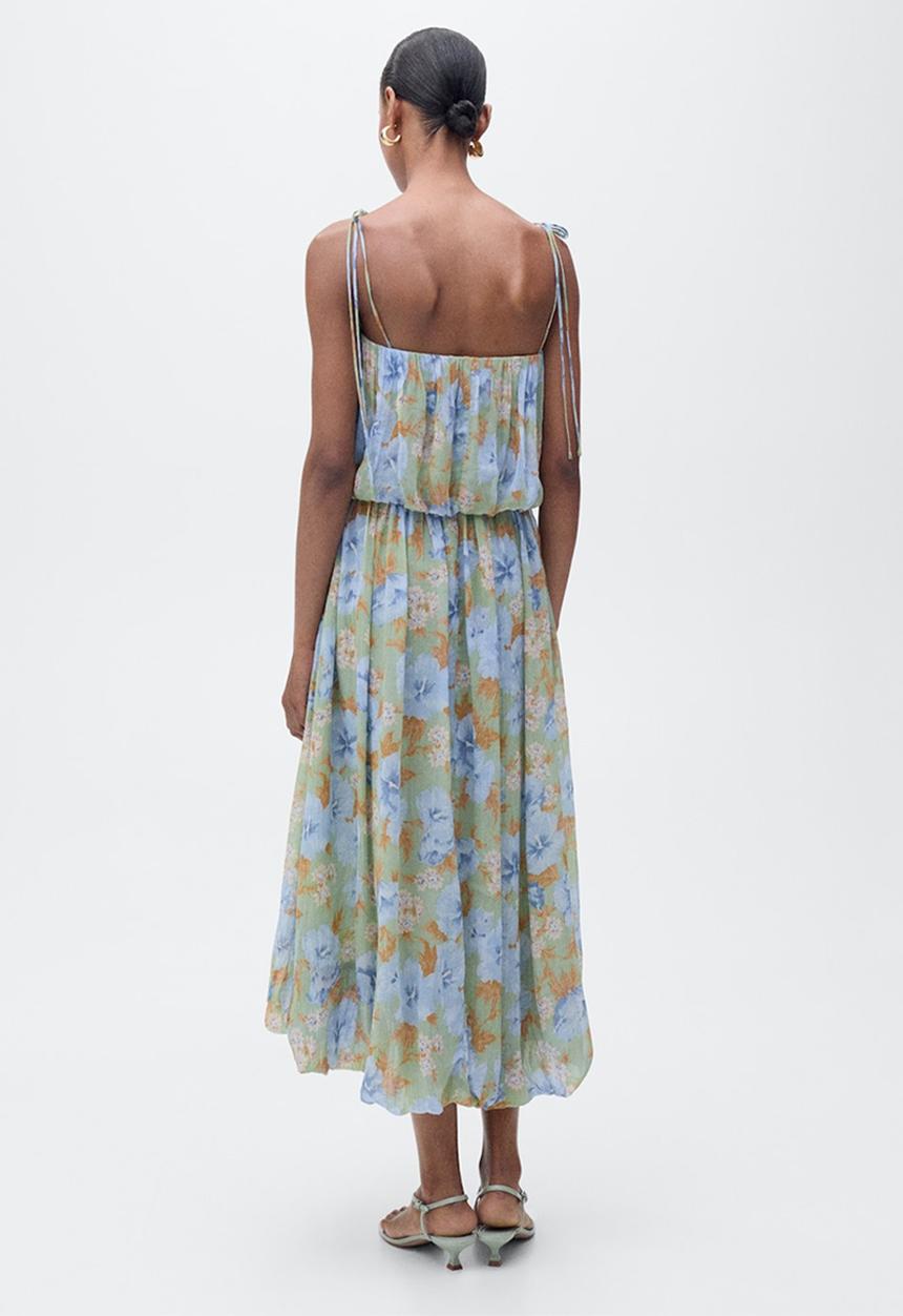 MANGO - Dress Forte - Light Pastel Green