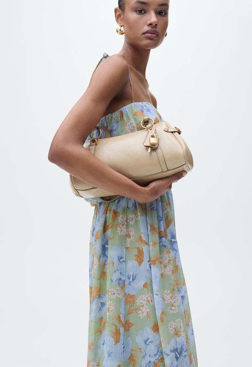 MANGO - Dress Forte - Light Pastel Green