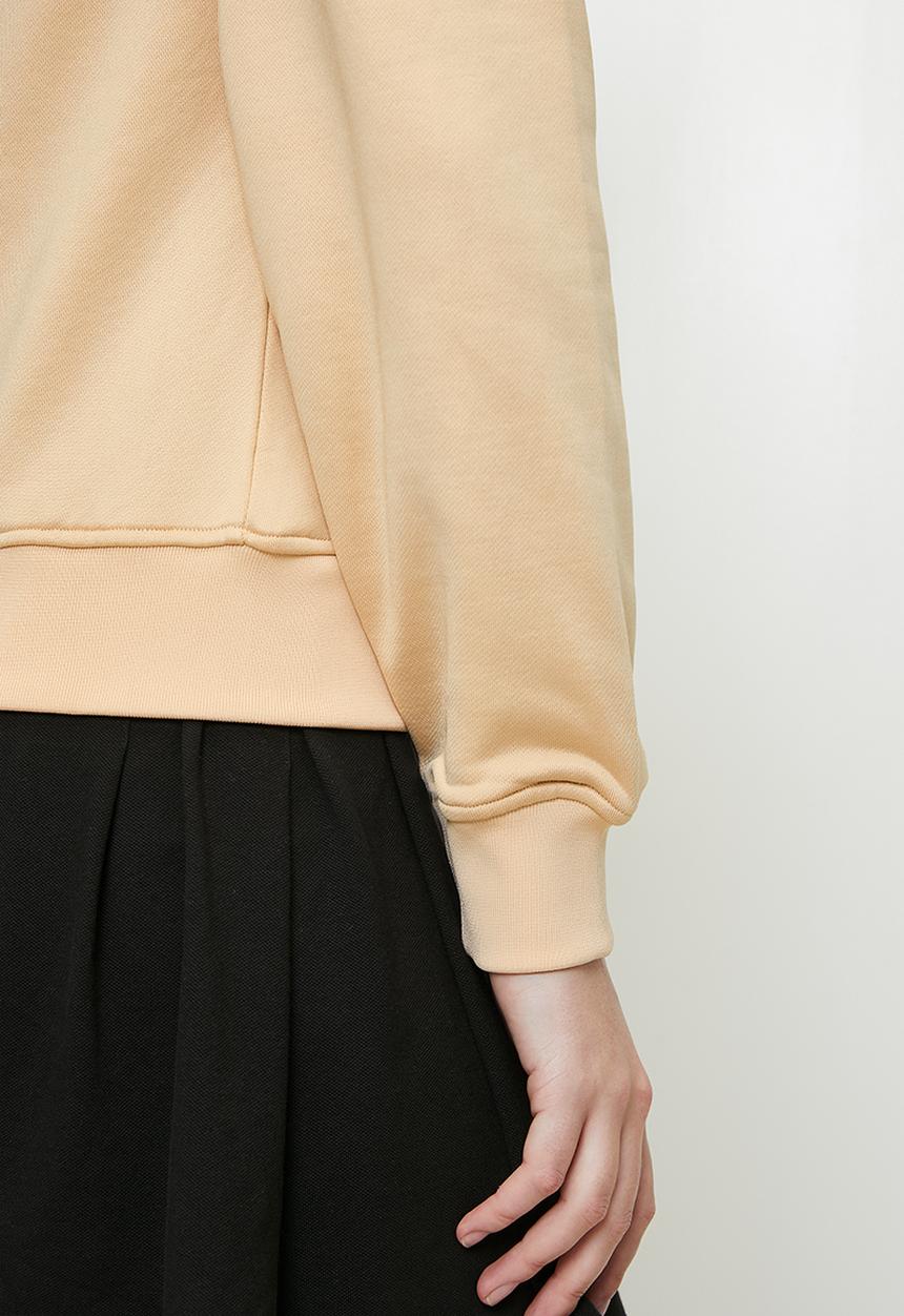 GUESS - CN PEONY LOGO FLEECE-SKINNY LATTE