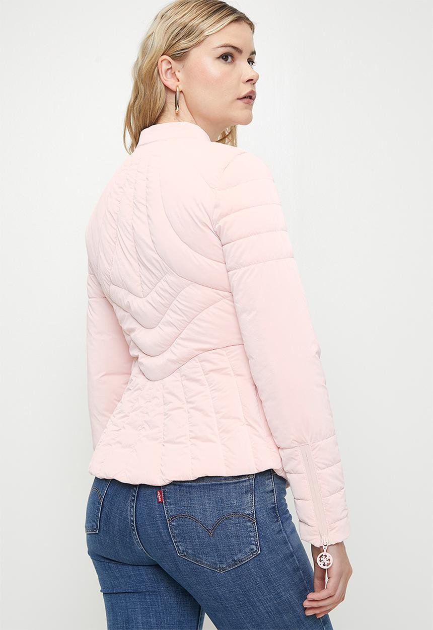 GUESS - HELENA LIGHT PUFFA-LOW KEY PINK