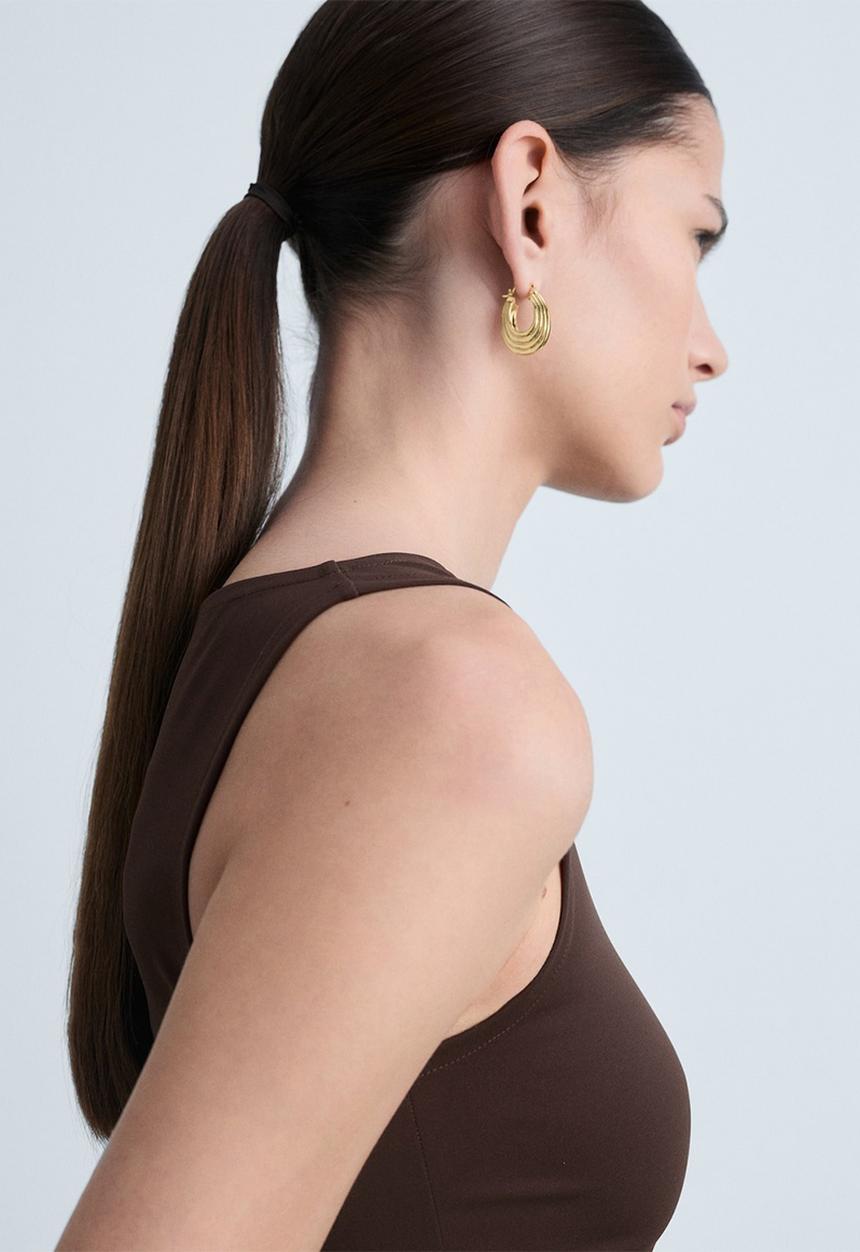 MANGO - Top Tecla - Dark Brown