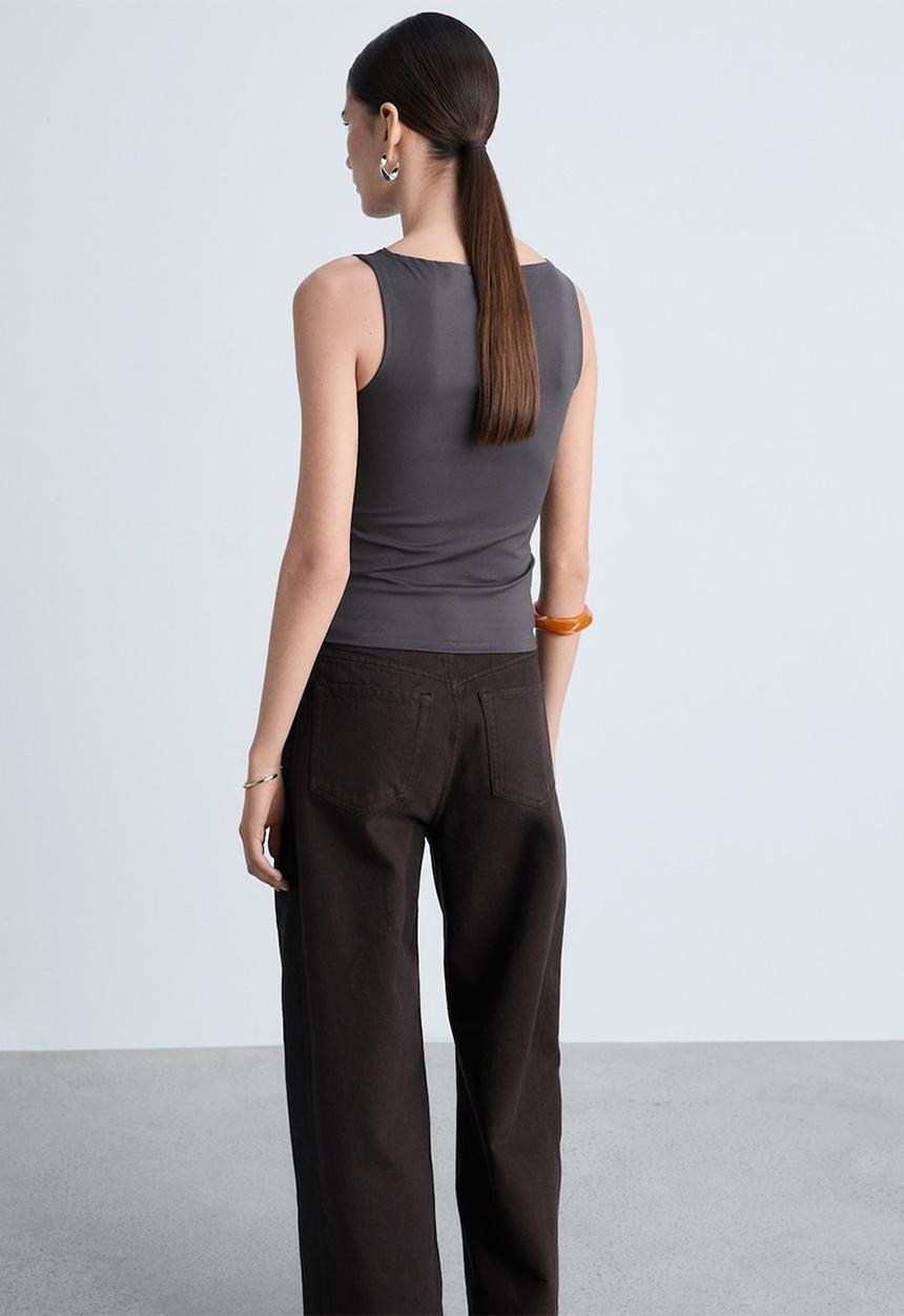 MANGO - Top Tecla - Grey