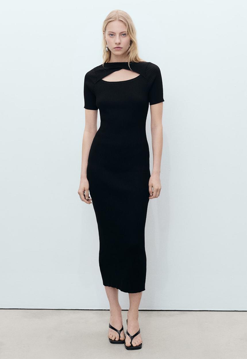 MANGO - Dress Nenufar - Black