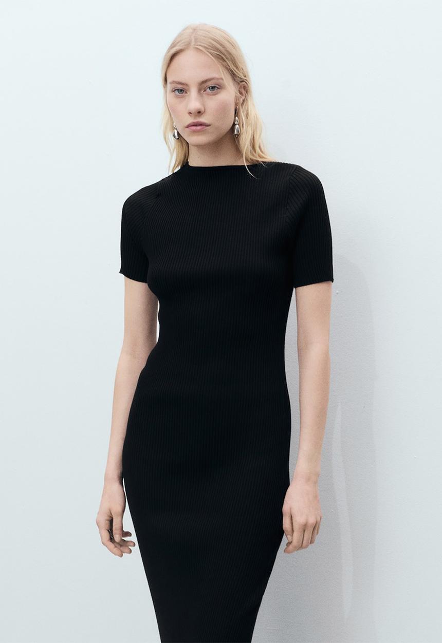 MANGO - Dress Nenufar - Black