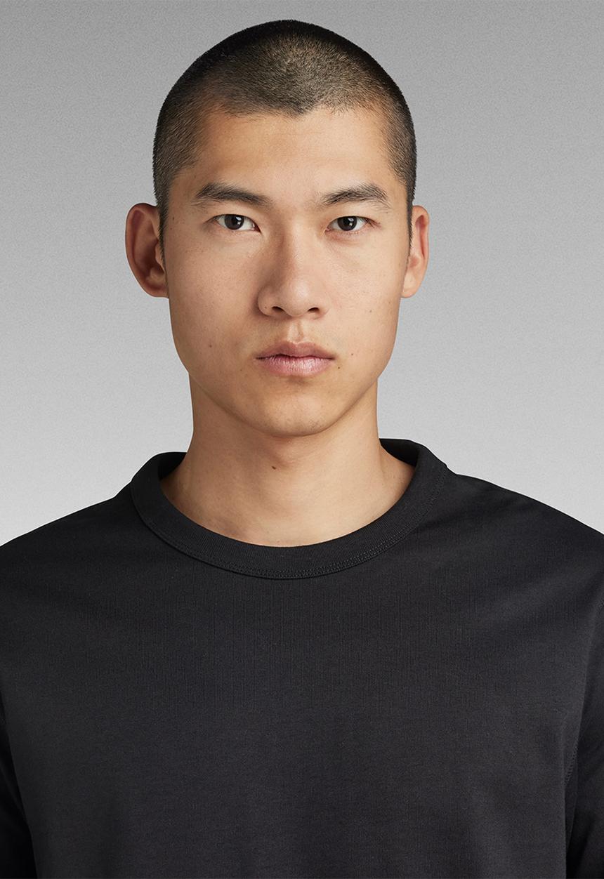 G-STAR - Premium base r t long sleeve - black