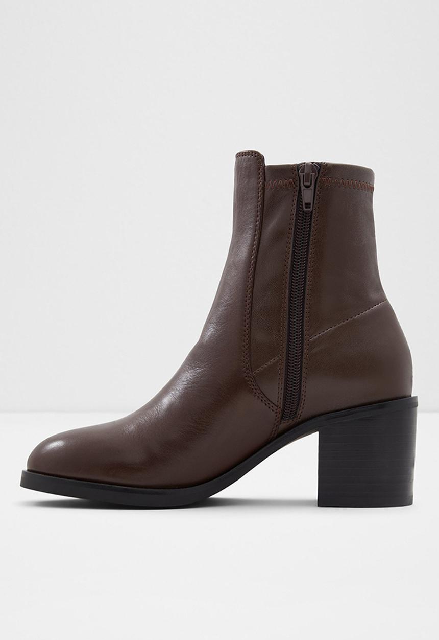 ALDO - Ranobrerel Ankle Boot - Dark Brown