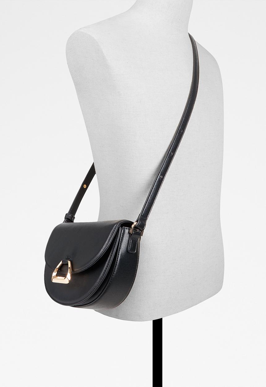 ALDO - Thosien crossbody bag - black overflow