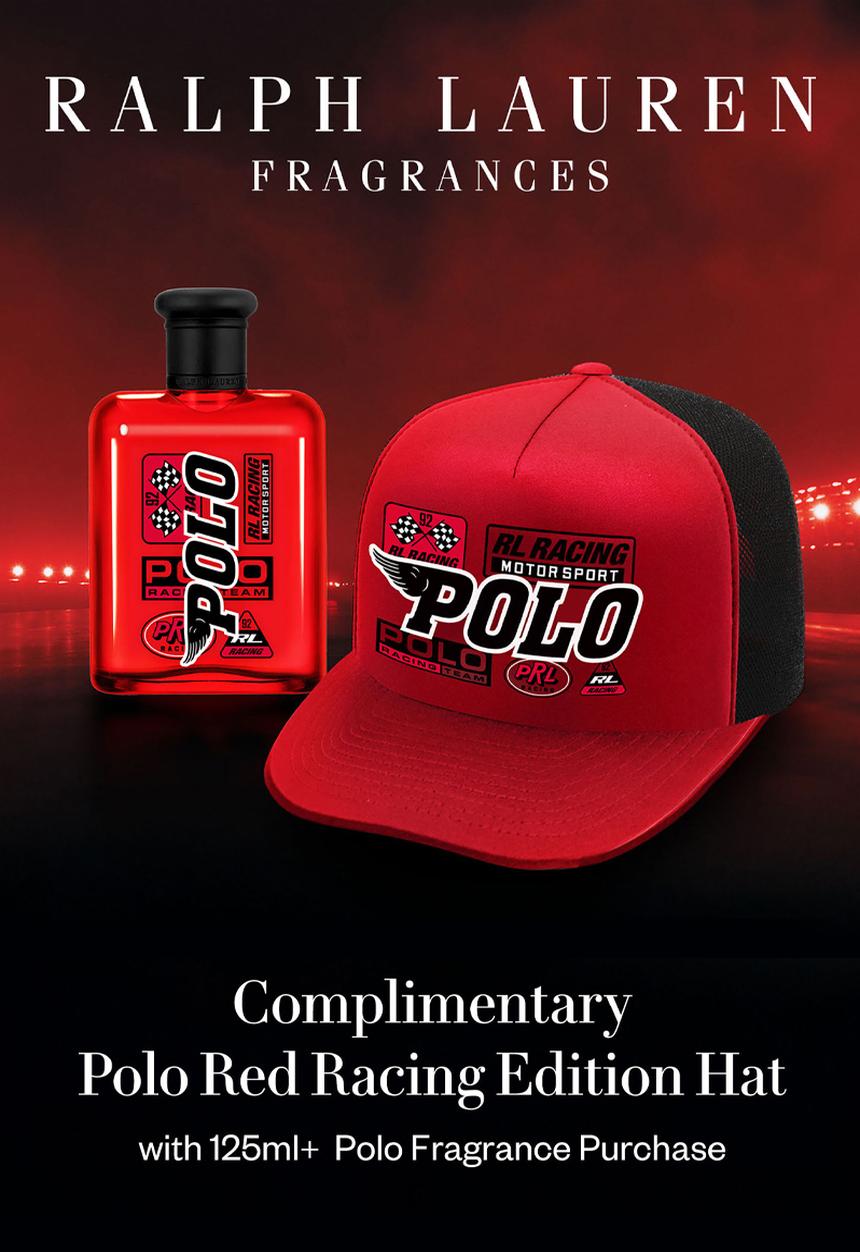 Ralph Lauren - Ralph Lauren Polo Red Edt Racing Edition with Free Cap