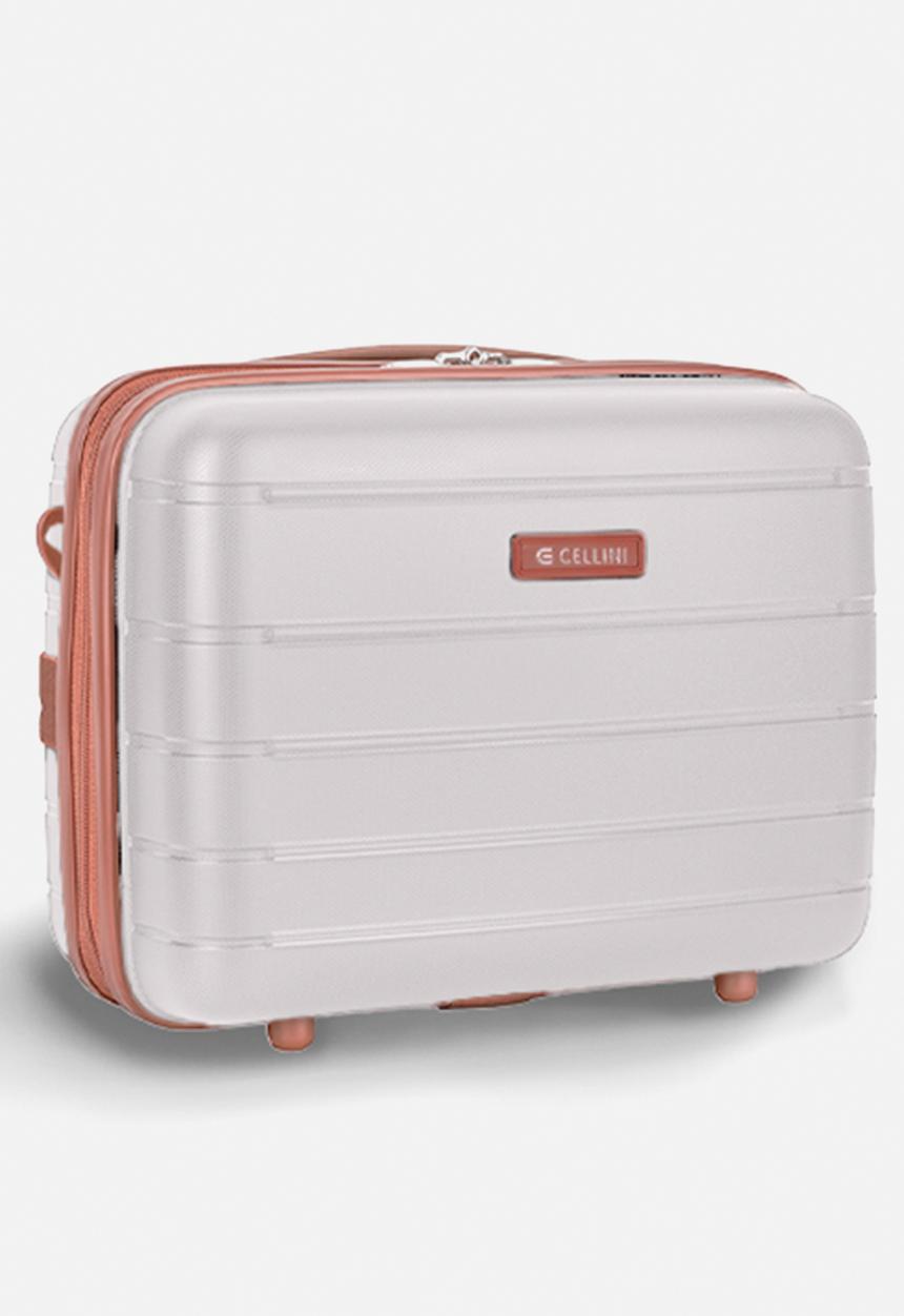 Cellini - Monte Carlo Beauty Case - White & Tan