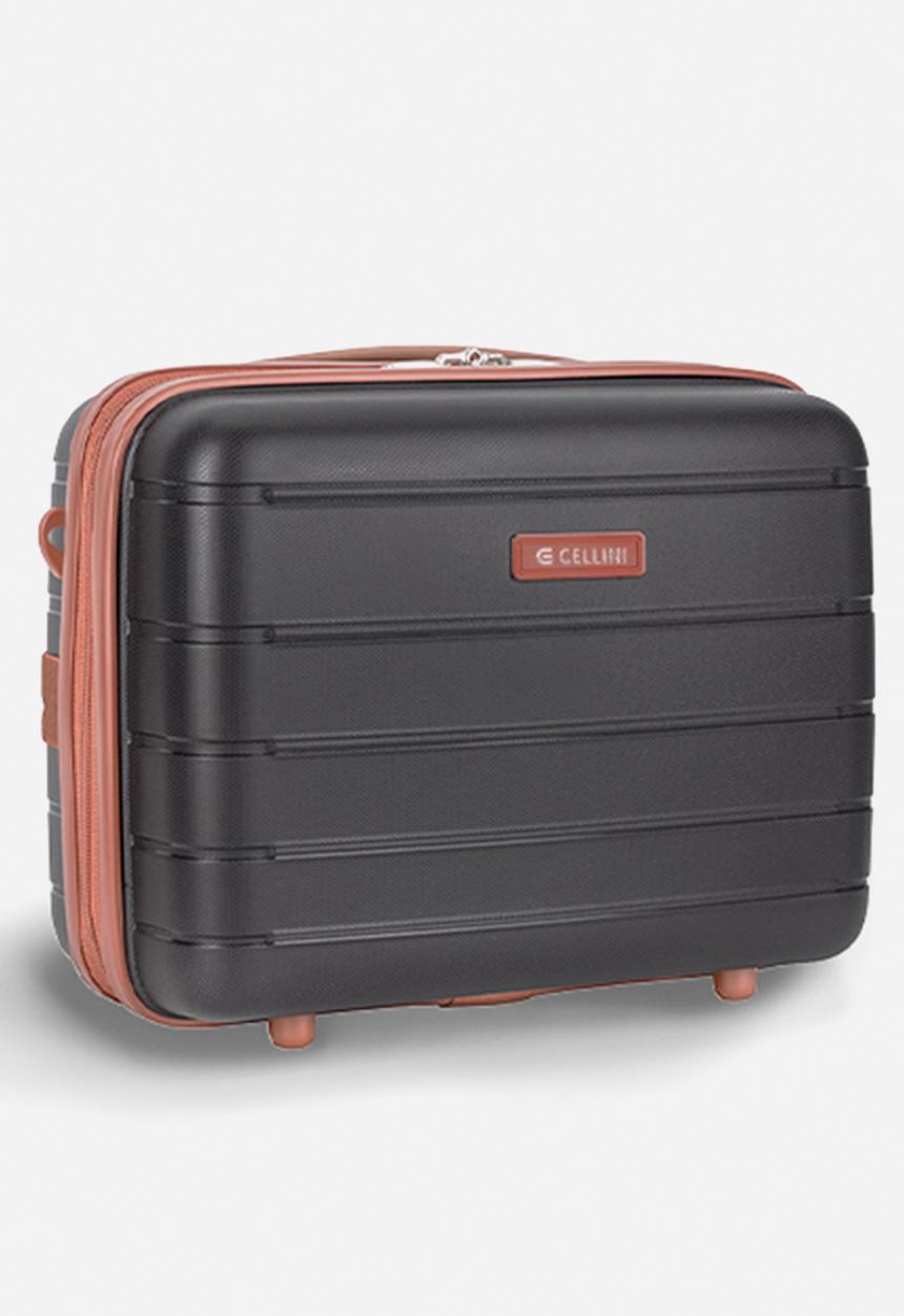 Cellini - Monte Carlo Beauty Case - Black & Tan
