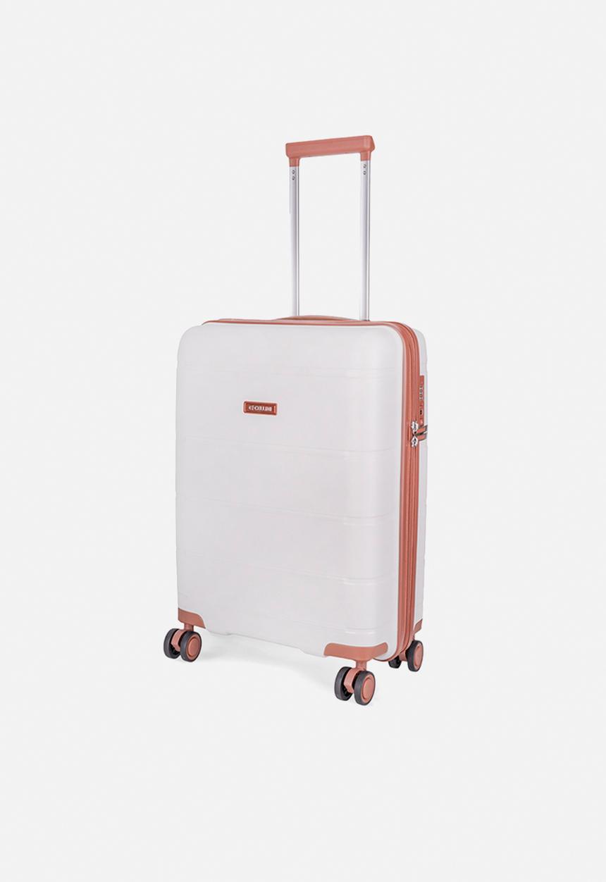 Cellini - Monte Carlo Trolley Case - White & Tan