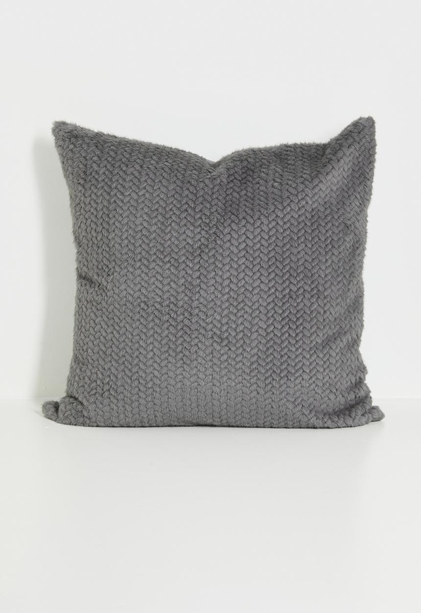Grey Gardens - Chevron cushion cover - Grey