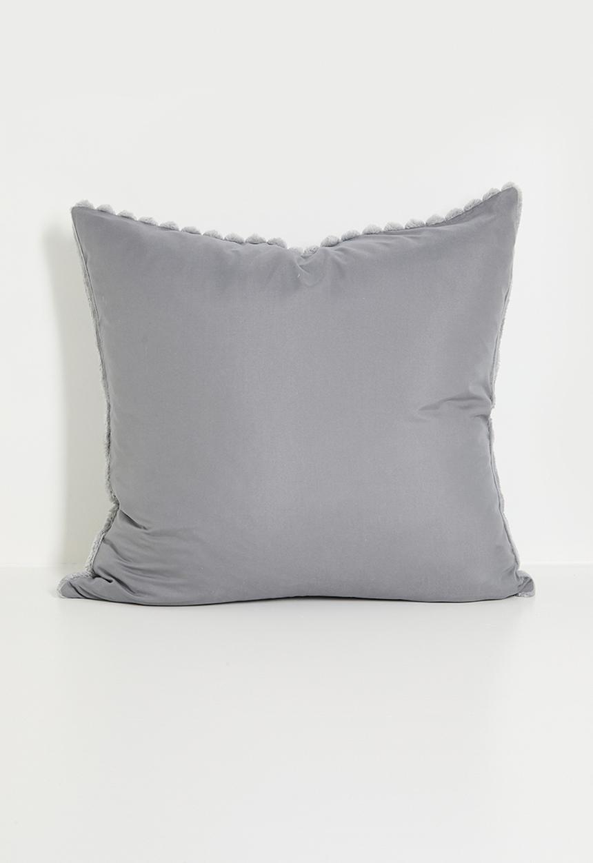 Grey Gardens - Earth cushion cover - Grey