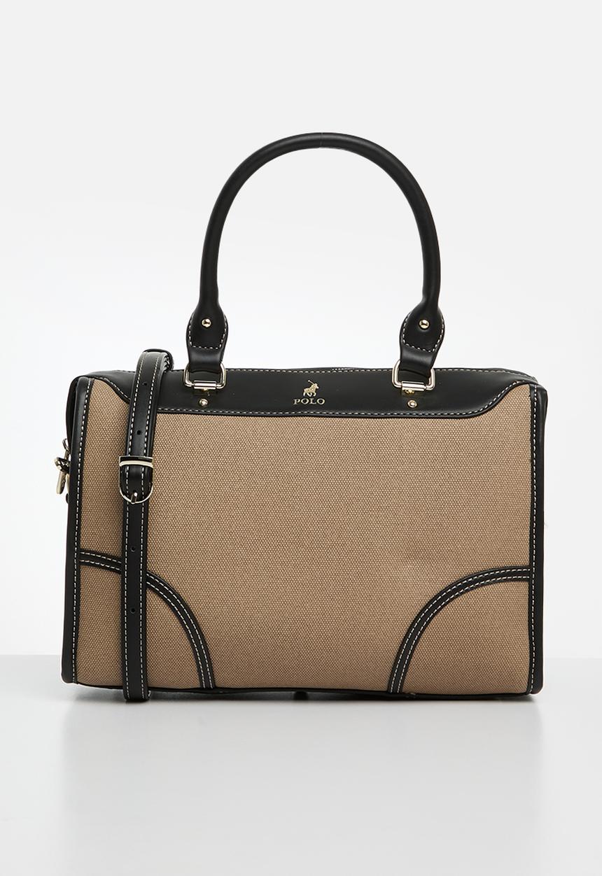 POLO - Sahara shopper bag - black & brown