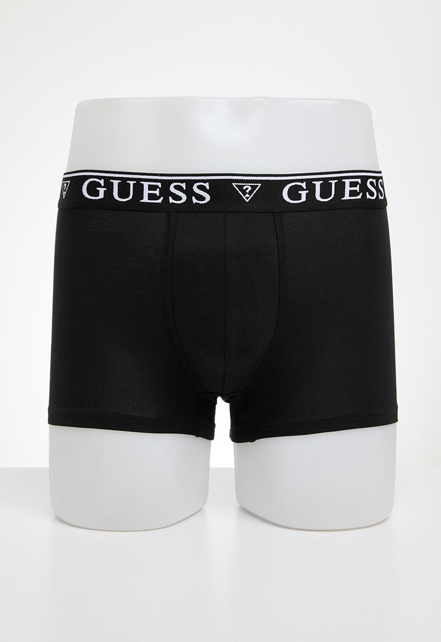 GUESS - Barney cash counte boxer trunk - jet black a996