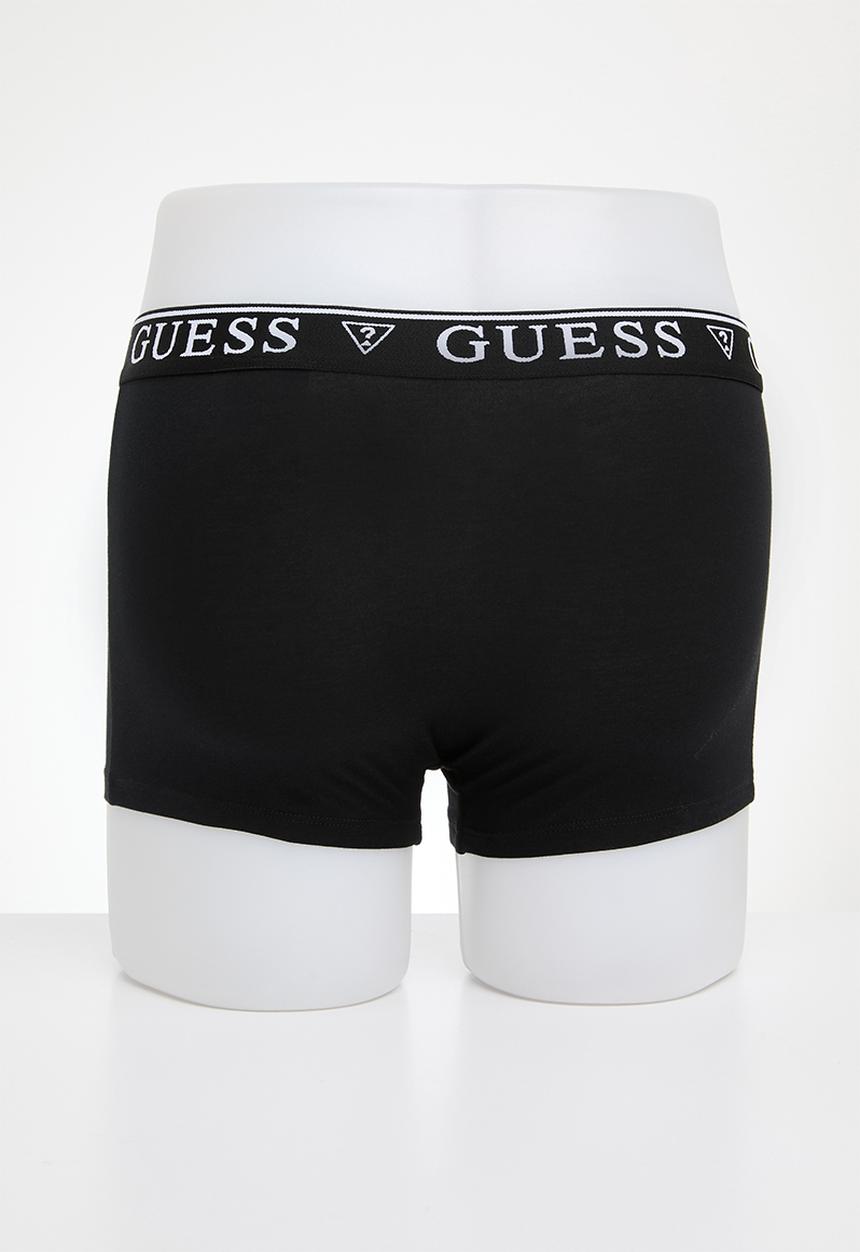 GUESS - Barney cash counte boxer trunk - jet black a996