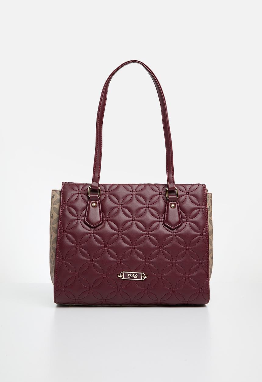 POLO - Madison tote bag- garnet