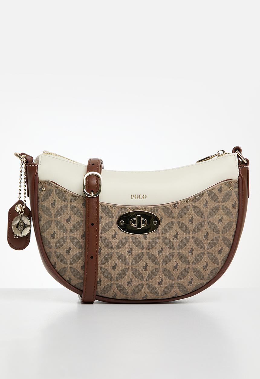 POLO - Preston moon sling bag-tan