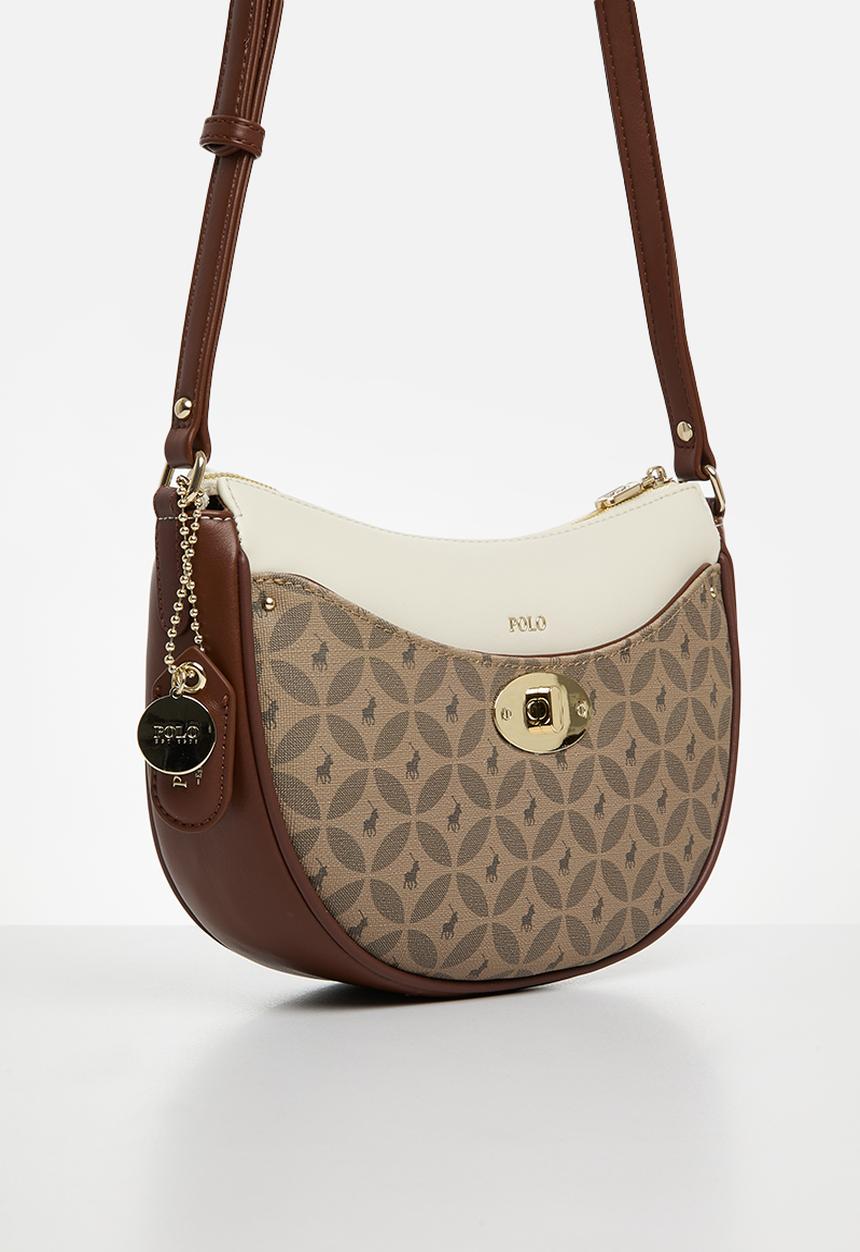POLO - Preston moon sling bag-tan