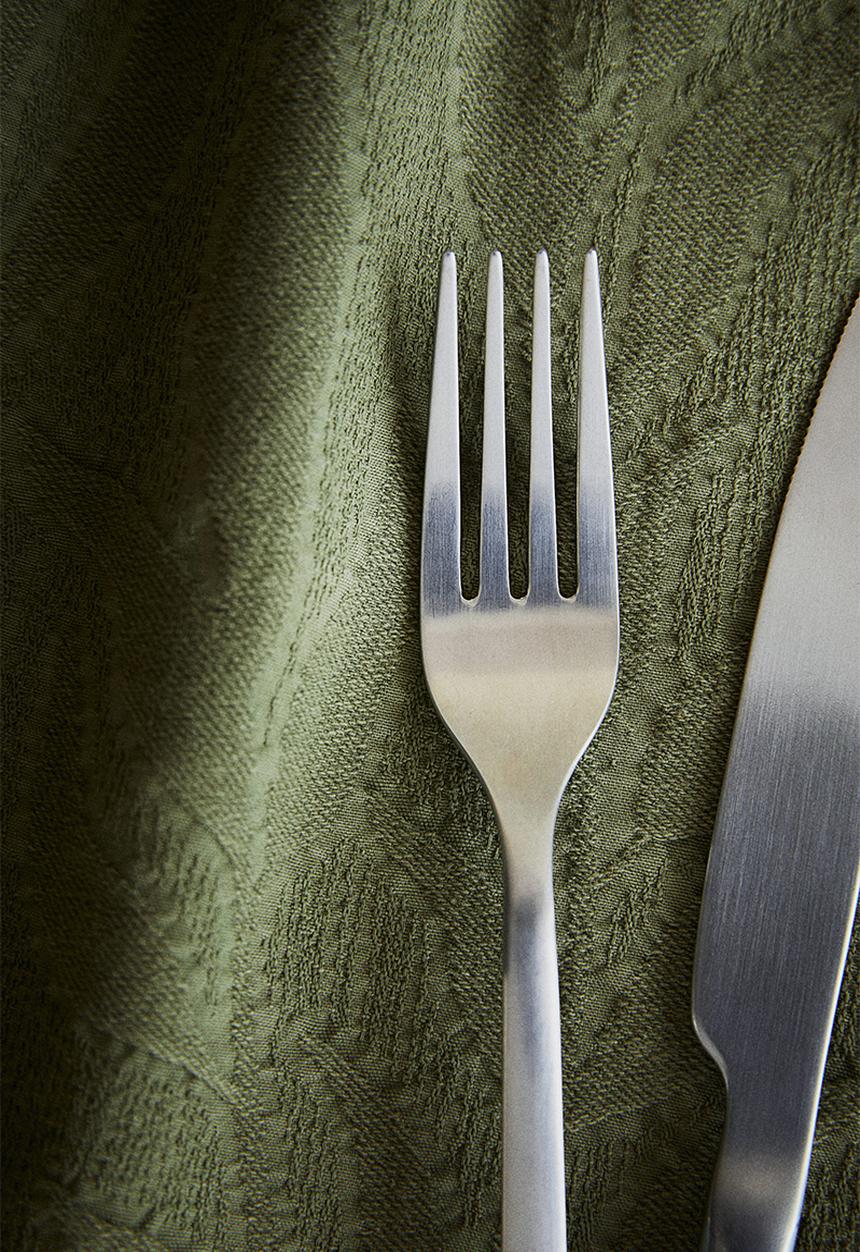 H&M - 2-Pack cotton napkins - khaki green