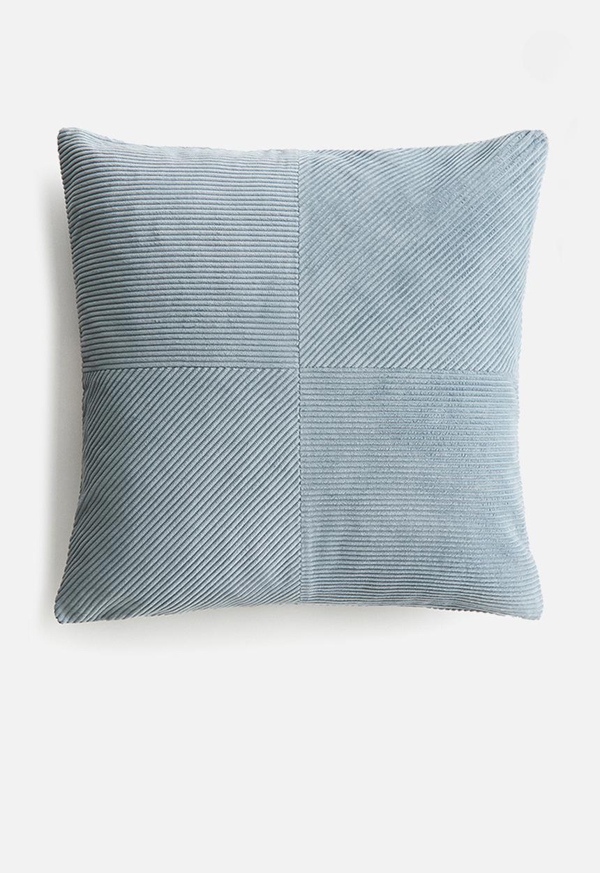 H&M - Corduroy cushion cover - light blue