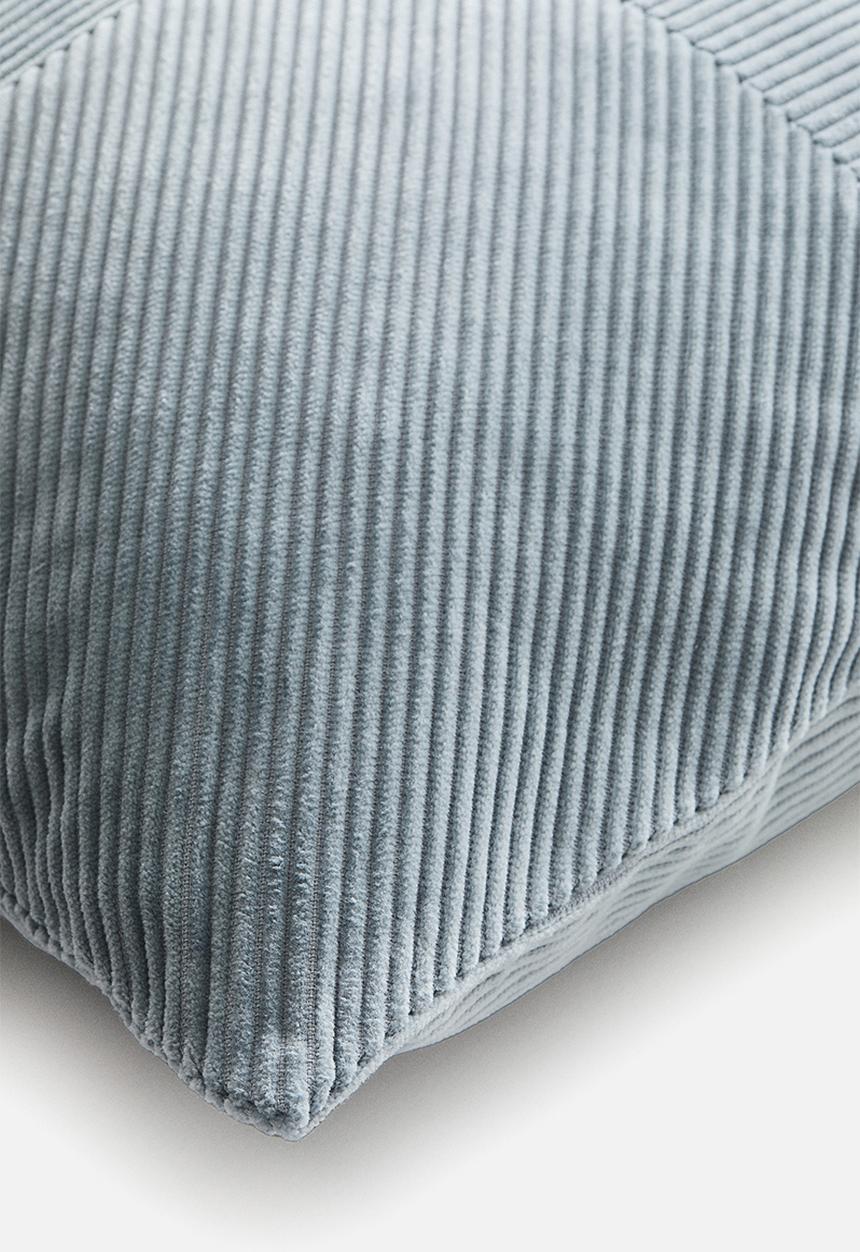 H&M - Corduroy cushion cover - light blue