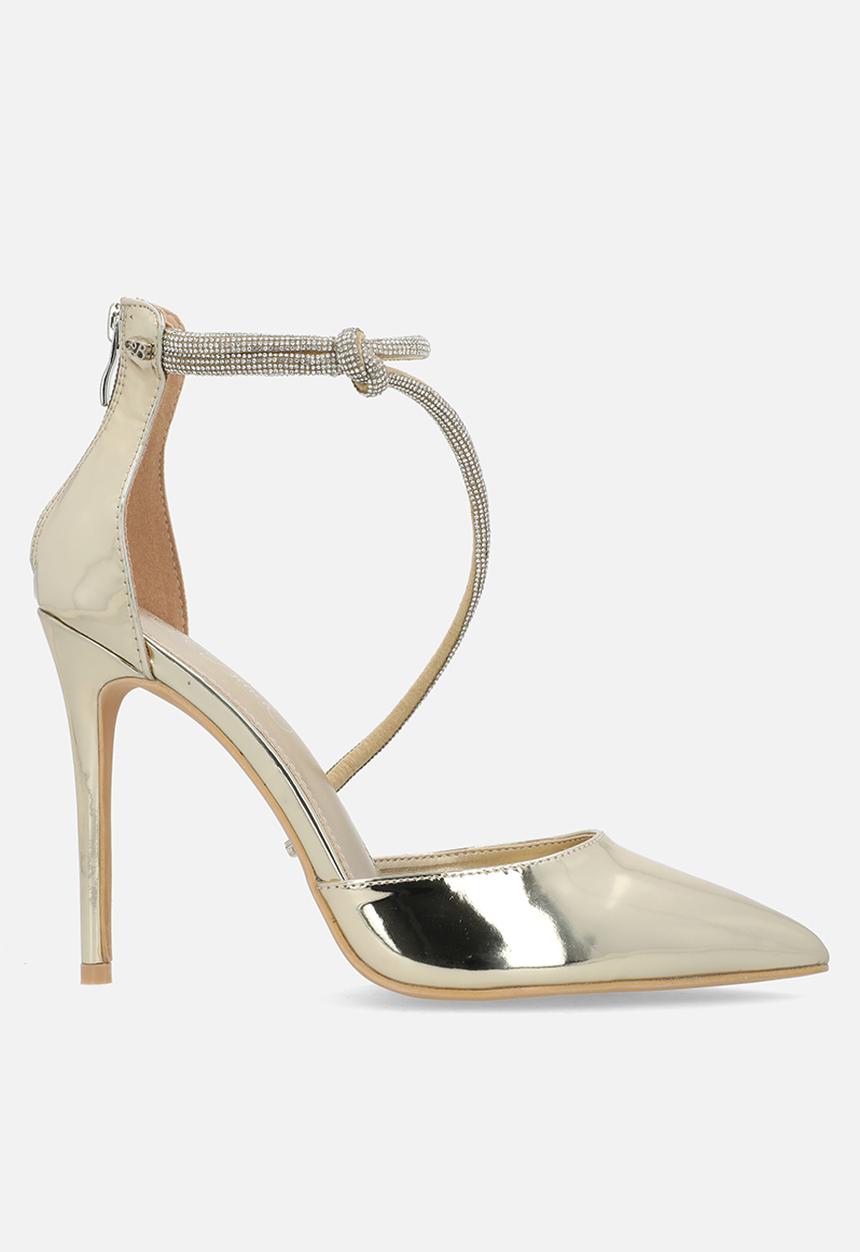 Miss Black - Lou 31 heel - gold