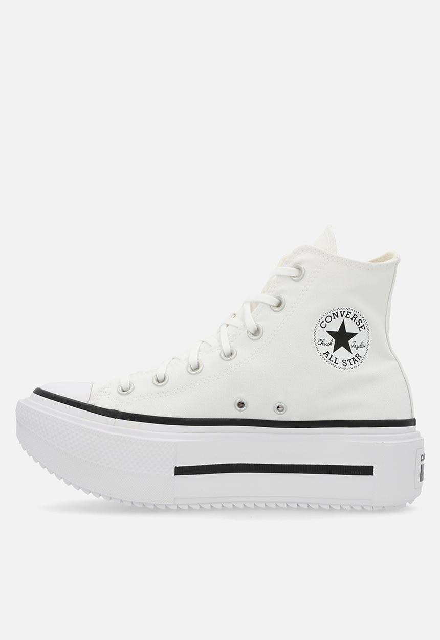 Converse - Chuck taylor all star lift double stack - white/black/white