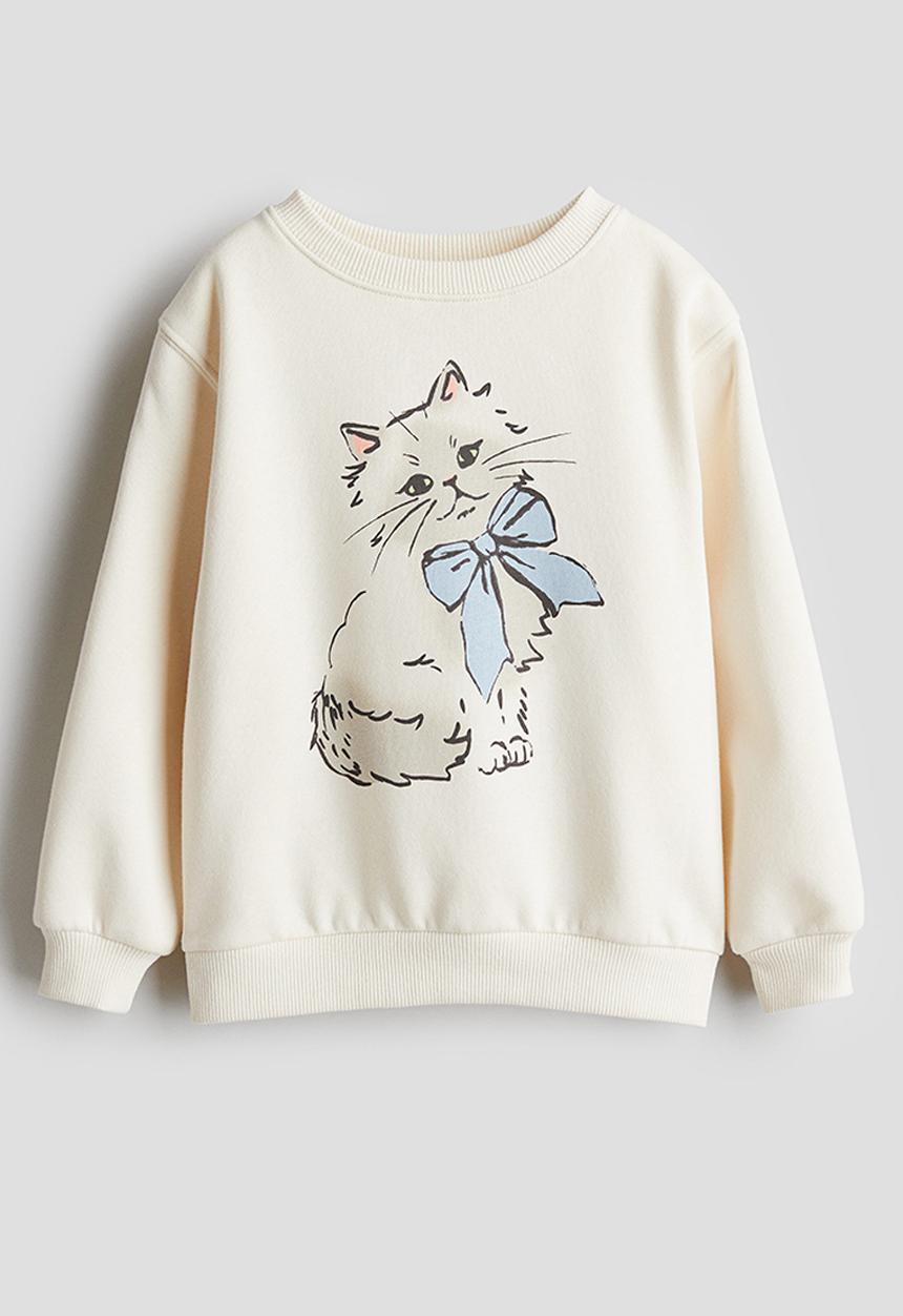 H&M - Sweatshirt - cream/cat